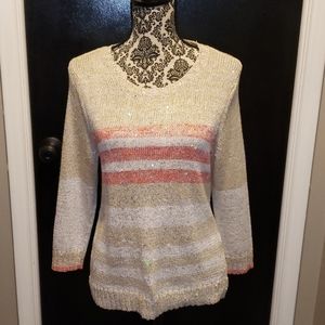 Sparkle striped sweater - 336